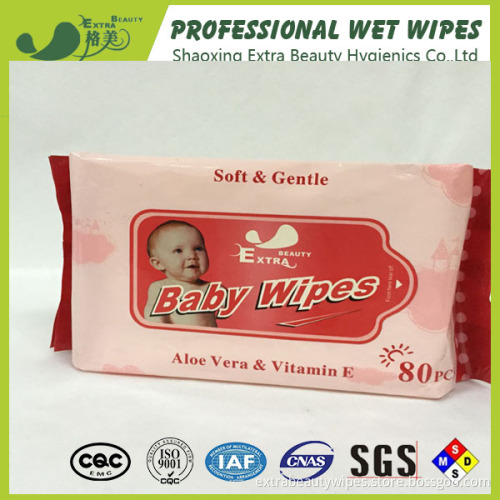 Tisu Bayi Bebas Alkohol Tisu Basah Biodegradable